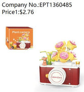 Colorful box happy flower small camera building blocks 160PCS